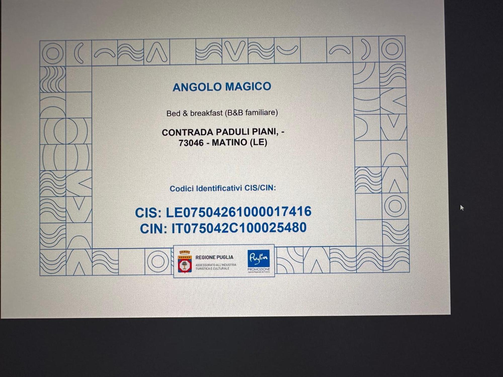 B&B Angolo Magico 파라비타 외부 사진